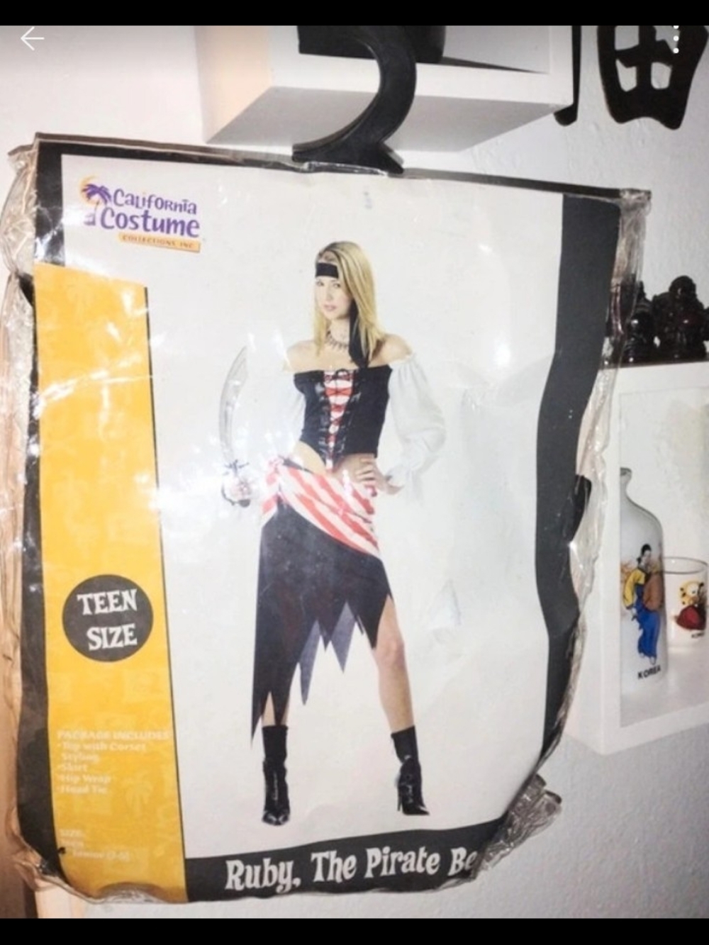 Teen Pirates Costume, Size: S